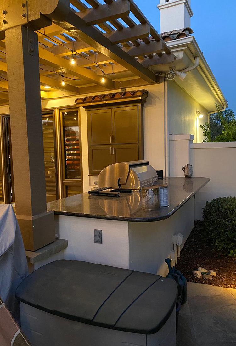 outside Kitchen